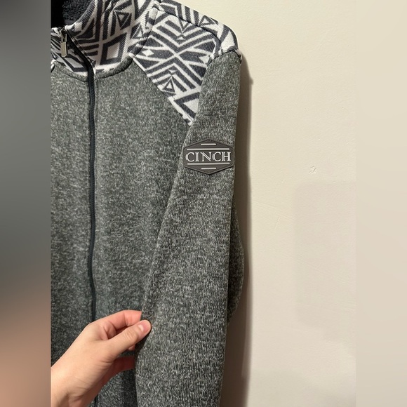 Cinch Women's Sweater Knit Jacket Heather Charcoal Size M - Picture 8 of 14